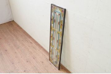 未使用品　楽園(らくえん)　デットストック品のステンドグラス(建具、ドア、窓、照明、衝い立て、衝立、つい立て)(定価約7万9千円)(R-074434)