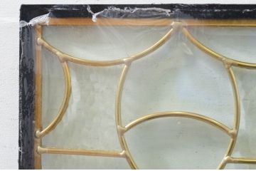 未使用品　花の滴(はなのしずく)　デットストック品のステンドグラス(建具、ドア、窓、照明、衝い立て、衝立、つい立て)(定価約7万5千円)(R-074435)