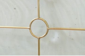 未使用品　風雲(ふううん)　デットストック品のステンドグラス(建具、ドア、窓、照明、衝い立て、衝立、つい立て)(定価約9万6千円)(R-074440)