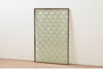 未使用品　陽炎(かげろう)　デットストック品のステンドグラス(建具、ドア、窓、照明、衝い立て、衝立、つい立て)(定価約12万円)(R-074441)