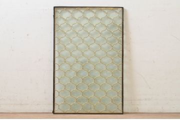 未使用品　陽炎(かげろう)　デットストック品のステンドグラス(建具、ドア、窓、照明、衝い立て、衝立、つい立て)(定価約12万円)(R-074441)