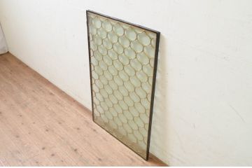 未使用品　陽炎(かげろう)　デットストック品のステンドグラス(建具、ドア、窓、照明、衝い立て、衝立、つい立て)(定価約12万円)(R-074441)