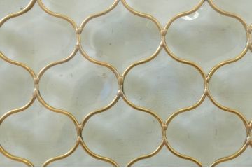 未使用品　陽炎(かげろう)　デットストック品のステンドグラス(建具、ドア、窓、照明、衝い立て、衝立、つい立て)(定価約12万円)(R-074441)