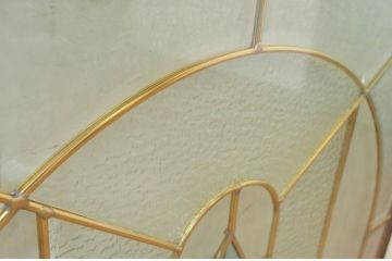 未使用品　青ダイヤ(あおダイヤ)　デットストック品のステンドグラス(建具、ドア、窓、照明、衝い立て、衝立、つい立て)(定価約9万6千円)(R-074445)