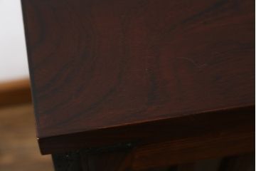 中古　美品!!　岩谷堂箪笥　力強い木目と重厚な金具が美しい収納棚サイドボード(水屋箪笥、戸棚、キャビネット)(R-074463)