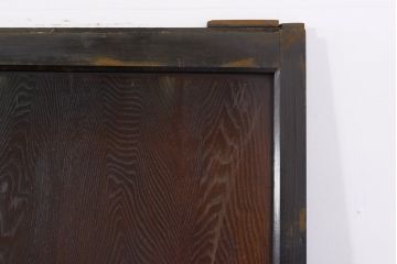 アンティーク建具　鏡板欅(ケヤキ)材　和の情緒あふれる障子帯戸4枚セット(引き戸、板戸、障子戸)(R-074470)