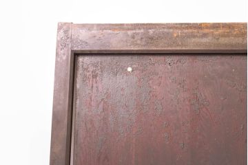 アンティーク建具　鏡板欅(ケヤキ)材　和の情緒あふれる障子帯戸4枚セット(引き戸、板戸、障子戸)(R-074470)