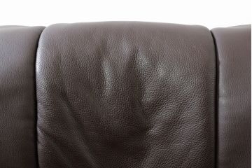 中古　ドイツ高級ブランド　himolla(ヒモラ)　model.7560　本革(レザー)　ゼロストレスチェア　ゆったりとした座り心地が魅力的なリクライニングソファとオットマンのセット(アームチェア、リクライニングチェア、リクライナー、シングルソファ、回転チェア、1人掛け、1P、フットスツール)(R-074475)