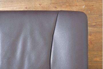 中古　ドイツ高級ブランド　himolla(ヒモラ)　model.7560　本革(レザー)　ゼロストレスチェア　ゆったりとした座り心地が魅力的なリクライニングソファとオットマンのセット(アームチェア、リクライニングチェア、リクライナー、シングルソファ、回転チェア、1人掛け、1P、フットスツール)(R-074475)