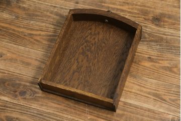 中古　美品　オランダ民芸家具　ネザーランズ・フォークロア　オーク材　クラシカルな佇まいが魅力的なコンソールテーブル(サイドテーブル、花台、飾り台)(R-074476)