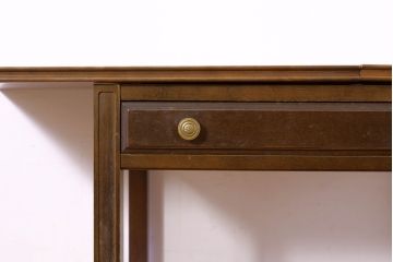 中古　KOSUGA(コスガ)　キャスター付きで便利なバタフライサイドテーブル(エクステンションテーブル、バタフライテーブル、キッチンワゴン、トロリー)(R-074477)