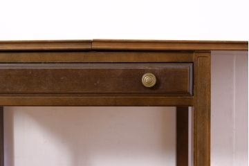 中古　KOSUGA(コスガ)　キャスター付きで便利なバタフライサイドテーブル(エクステンションテーブル、バタフライテーブル、キッチンワゴン、トロリー)(R-074477)