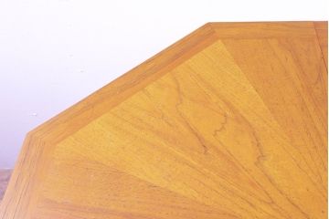 中古　美品　DREXEL HERITAGE(ドレクセルヘリテイジ)　ESPERANTO(エスペラント)　八角形天板がお洒落なエクステンションテーブル(ダイニングテーブル、食卓、4人掛け、6人掛け、ドローリーフテーブル、オクタゴンテーブル)(R-074480)