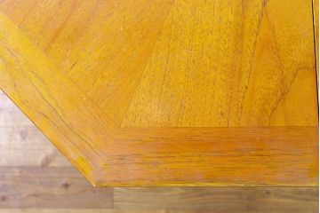 中古　美品　DREXEL HERITAGE(ドレクセルヘリテイジ)　ESPERANTO(エスペラント)　八角形天板がお洒落なエクステンションテーブル(ダイニングテーブル、食卓、4人掛け、6人掛け、ドローリーフテーブル、オクタゴンテーブル)(R-074480)