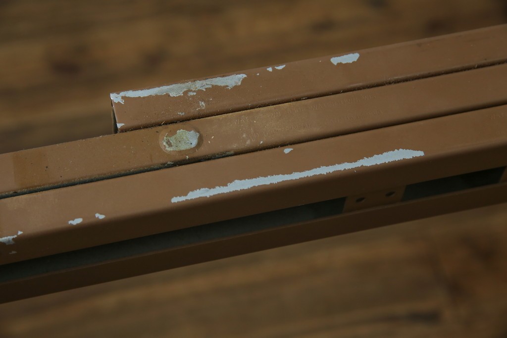 中古　美品　廃盤品　DREXEL HERITAGE(ドレクセルヘリテイジ)　Cameo Classics(キャメオクラシックス)　天板のチェックパターンがお洒落なエクステンションテーブル　(R-074481)