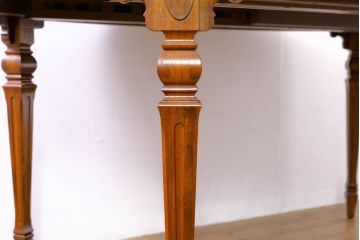 中古　美品　DREXEL HERITAGE(ドレクセルヘリテイジ)　Cameo Classics(キャメオクラシックス)　エレガントな空間を演出するエクステンションテーブル(ダイニングテーブル、食卓、4人掛け、6人掛け)(R-074481)