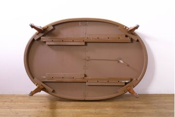 中古　美品　DREXEL HERITAGE(ドレクセルヘリテイジ)　Cameo Classics(キャメオクラシックス)　エレガントな空間を演出するエクステンションテーブル(ダイニングテーブル、食卓、4人掛け、6人掛け)(R-074481)