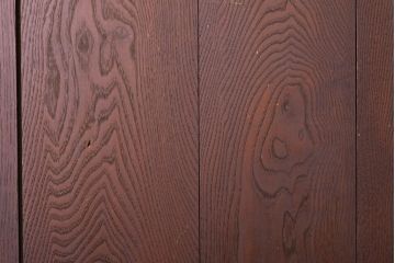 アンティーク建具　鏡板欅(ケヤキ)材　古民家インテリアにもおすすめの障子帯戸2枚セット(引き戸、板戸、格子帯戸、障子戸)(R-074483)