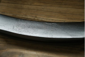 中古　北海道民芸家具　HM620　滑らかな木肌が上品なダイニングチェア　(R-074488)