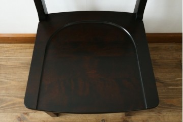 中古　北海道民芸家具　HM620　滑らかな木肌が上品なダイニングチェア　(R-074488)