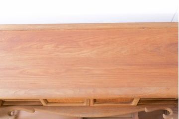和製ビンテージ　未使用　展示品　桑材　和の空間作りにおすすめの飾り棚(茶棚、違い棚、収納棚、戸棚、ヴィンテージ)(R-074493)