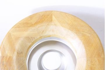 和製ビンテージ　美術品のような佇まいが魅力的な木製の灰皿(アッシュトレイ、スタンド灰皿、ヴィンテージ)(R-074499)