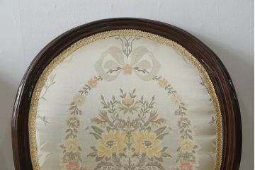 中古　スペイン高級家具　気品のある佇まいで空間を引き立てるダイニングチェア4脚セット(椅子、イス)(R-074500)