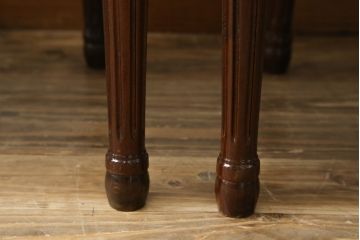 中古　スペイン高級家具　気品のある佇まいで空間を引き立てるダイニングチェア4脚セット(椅子、イス)(R-074500)