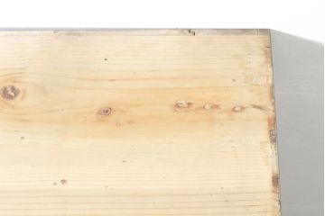 和製アンティーク　前面欅(ケヤキ)材　木製の取っ手が個性的な引き出し5杯付き収納棚(戸棚、サイドボード、ローボード、サイドキャビネット)(R-074502)