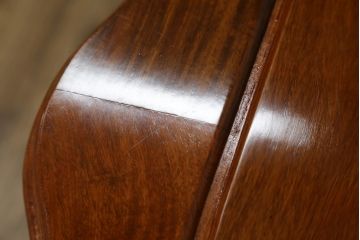 和製ビンテージ　未使用　展示品　花梨(カリン)材　堂々とした佇まいが魅力的なサイドボード(サイドキャビネット、リビングボード、テレビ台、テレビボード、収納棚、戸棚、ヴィンテージ)(定価約90万円)(R-074506)