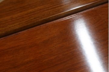 和製ビンテージ　未使用　展示品　花梨(カリン)材　堂々とした佇まいが魅力的なサイドボード(サイドキャビネット、リビングボード、テレビ台、テレビボード、収納棚、戸棚、ヴィンテージ)(定価約90万円)(R-074506)