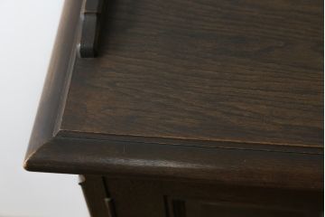 中古　美品!!　永田良介商店 　気品漂う佇まいが魅力のブックケース(本箱、飾り棚、収納棚、戸棚、キャビネット)(定価約44万円)(R-074510)