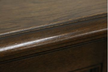 中古　美品!!　永田良介商店 　気品漂う佇まいが魅力のブックケース(本箱、飾り棚、収納棚、戸棚、キャビネット)(定価約44万円)(R-074510)
