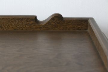 中古　美品!!　永田良介商店 　気品漂う佇まいが魅力のブックケース(本箱、飾り棚、収納棚、戸棚、キャビネット)(定価約44万円)(R-074510)