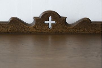 中古　美品!!　永田良介商店 　気品漂う佇まいが魅力のブックケース(本箱、飾り棚、収納棚、戸棚、キャビネット)(定価約44万円)(R-074510)
