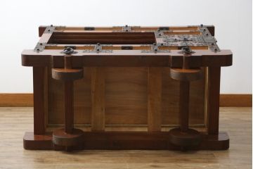 和製ビンテージ　美品!!　欅(ケヤキ)材　風格のある和の空間作りにおすすめの米沢車箪笥(和タンス、収納たんす、整理箪笥、引き出し、ヴィンテージ)(R-074511)