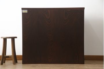 中古　美品　岩谷堂箪笥　品の良い金具が魅力のサイドボード(サイドキャビネット、引き出し、収納棚、戸棚、飾り棚、収納タンス)(R-074518)