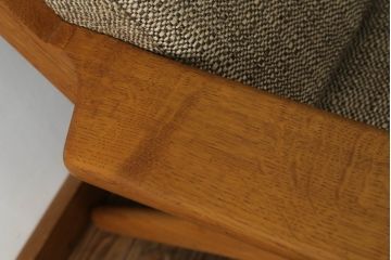 北欧ビンテージ　デンマークビンテージ　GETAMA(ゲタマ)　Hans J Wegner(ハンス・J・ウェグナー)　GE290　くつろぎの空間を演出するイージーチェア(椅子、イス、アームチェア、1P、一人掛けソファ、1人掛けソファ、ヴィンテージ)(R-074519)