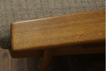 北欧ビンテージ　デンマークビンテージ　GETAMA(ゲタマ)　Hans J Wegner(ハンス・J・ウェグナー)　GE290　くつろぎの空間を演出するイージーチェア(椅子、イス、アームチェア、1P、一人掛けソファ、1人掛けソファ、ヴィンテージ)(R-074519)