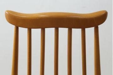 イギリスビンテージ　ERCOL(アーコール)　ゴールドスミス　北欧テイストのお部屋におすすめ!!洗練された佇まいが魅力的なチェア (ダイニングチェア、椅子、イス、板座チェア、ヴィンテージ)(R-074548)