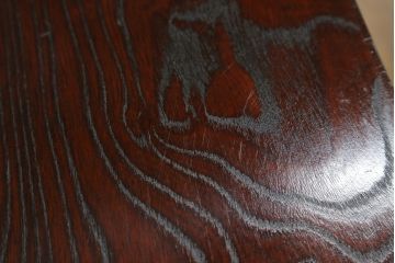 中古　美品　仙台民芸箪笥(仙台箪笥)　落ち着いた色味と美しい杢目が目を惹く漆塗りの衣装箪笥(引き出し、チェスト、和たんす、収納箪笥)(R-074554)