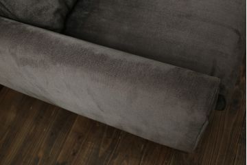 中古　2020年購入　ACTUS(アクタス)取扱い　eilersen(アイラーセン) GROUP-E MELLOW(メロー)　ストリームラインソファ(STREAMLINE SOFA)　シンプルモダンな佇まいが魅力のヘッドレスト付き2人掛けソファとオットマンのセット(二人掛け、2P、フットスツール、北欧)(定価約68万円)(R-074560)