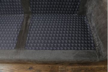 中古　2020年購入　ACTUS(アクタス)取扱い　eilersen(アイラーセン) GROUP-E MELLOW(メロー)　ストリームラインソファ(STREAMLINE SOFA)　シンプルモダンな佇まいが魅力のヘッドレスト付き2人掛けソファとオットマンのセット(二人掛け、2P、フットスツール、北欧)(定価約68万円)(R-074560)