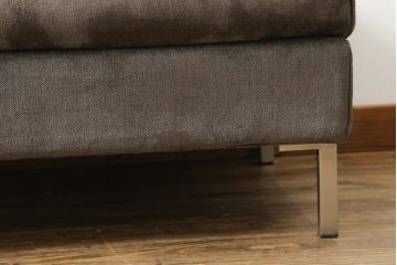 中古　2020年購入　ACTUS(アクタス)取扱い　eilersen(アイラーセン) GROUP-E MELLOW(メロー)　ストリームラインソファ(STREAMLINE SOFA)　シンプルモダンな佇まいが魅力のヘッドレスト付き2人掛けソファとオットマンのセット(二人掛け、2P、フットスツール、北欧)(定価約68万円)(R-074560)