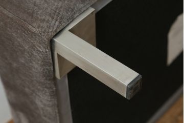 中古　2020年購入　ACTUS(アクタス)取扱い　eilersen(アイラーセン) GROUP-E MELLOW(メロー)　ストリームラインソファ(STREAMLINE SOFA)　シンプルモダンな佇まいが魅力のヘッドレスト付き2人掛けソファとオットマンのセット(二人掛け、2P、フットスツール、北欧)(定価約68万円)(R-074560)