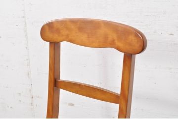 中古　横浜ダニエル(daniel)　アメリカンシリーズ　シンプルなデザインが取り入れやすいダイニングチェア3脚セット(アームレスチェア、板座チェア、椅子、イス)(定価3脚で約30万円)(R-074563)