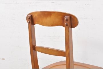 中古　横浜ダニエル(daniel)　アメリカンシリーズ　シンプルなデザインが取り入れやすいダイニングチェア3脚セット(アームレスチェア、板座チェア、椅子、イス)(定価3脚で約30万円)(R-074563)