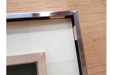 真作　京都　日本画家　井上富夫　「朝顔」(アサガオ、共シール、絵画、額装、箱付き)(R-074566)