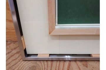真作　京都　日本画家　井上富夫　「八仙花」(紫陽花、共シール、絵画、額装、箱付き)(R-074568)