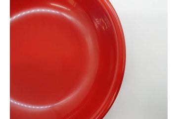 輪島塗　慶塚作　朱塗　約24cm　8寸　艶やかな漆塗りが美しい菓子器(漆器、菓子皿、箱付き、八寸)(R-074572)